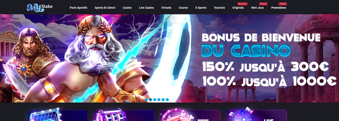 Casino crypto de confiance : Mystake