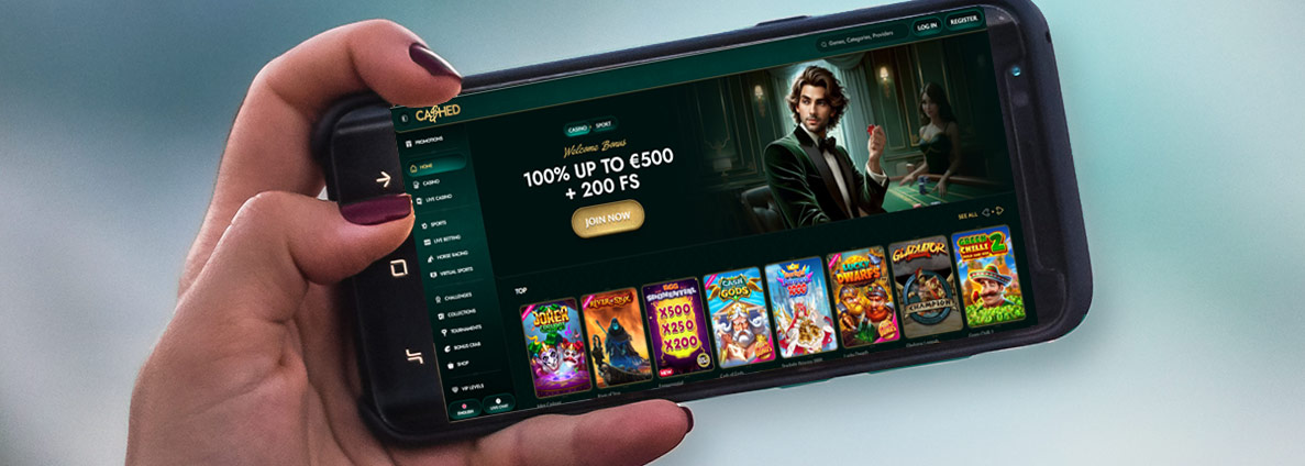 Nouveaux casinos en ligne fiables : le Cashed Casino compatible smartphone